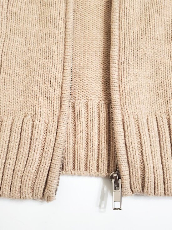 RAILS Womens Rhea Sweater Small Camel Cobalt Stars Full Zip Cardigan Wool Blend - Picture 10 of 15